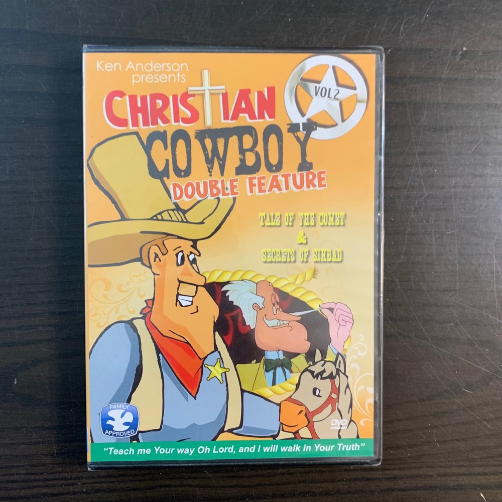 Christian Cowboy Double Feature Vol 2 DVD Tale of Comet Secrets of Sinbad NEW